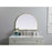 Elegant Decor Ayra Metal Frame Arch Mirror 33X24", Brass