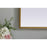 Elegant Decor Ayra Metal Frame Arch Mirror 33X24", Brass