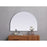 Elegant Decor Ayra Metal Frame Arch Mirror 33X24", Silver