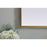 Elegant Decor Ayra Metal Frame Arch Mirror 33X36", Brass