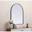 Elegant Decor Ayra Metal Frame Arch Mirror 33X42", Black