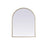 Elegant Decor Ayra Metal Frame Arch Mirror 33X42", Brass