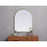 Elegant Decor Ayra Metal Frame Arch Mirror 33X42", Brass