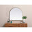 Elegant Decor Ayra Metal Frame Arch Mirror 36X36", Brass