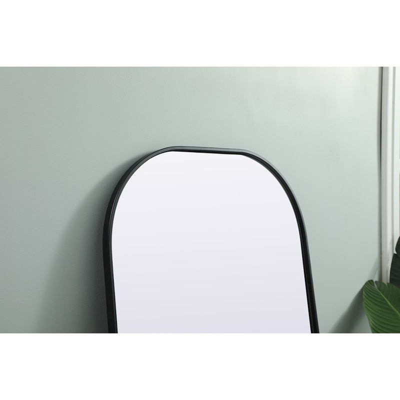 Elegant Decor Blaire Arch Full Length Mirror 28X66", Black