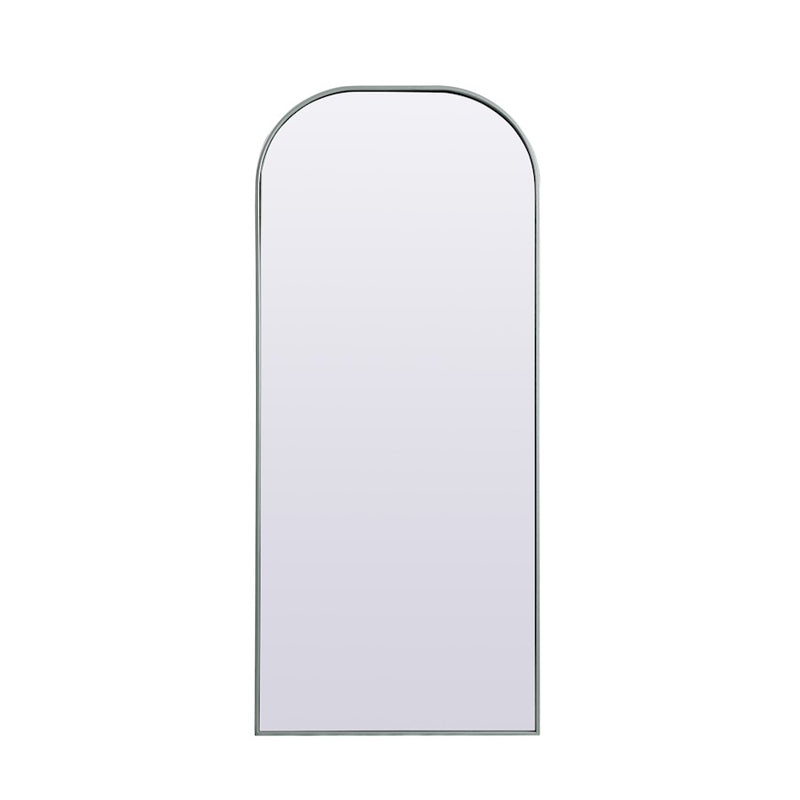 Elegant Decor Blaire Arch Full Length Mirror 28X66", Silver
