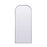 Elegant Decor Blaire Arch Full Length Mirror 28X66", Silver
