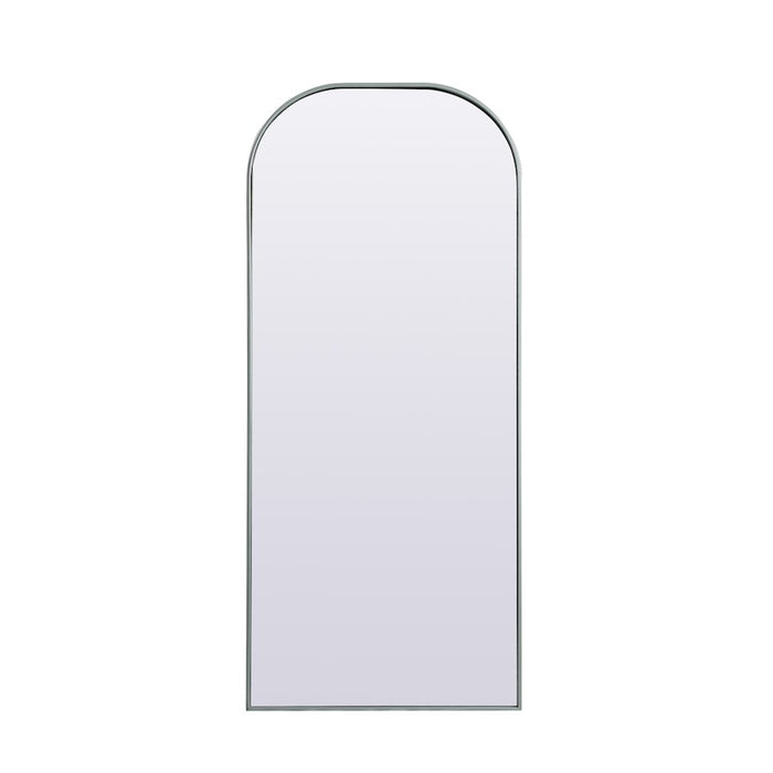Elegant Decor Blaire Arch Full Length Mirror 28X66", Silver