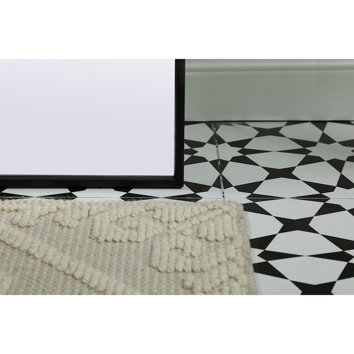 Elegant Decor Blaire Arch Full Length Mirror 32X66", Black