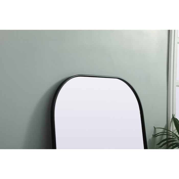 Elegant Decor Blaire Arch Full Length Mirror 32X66", Black