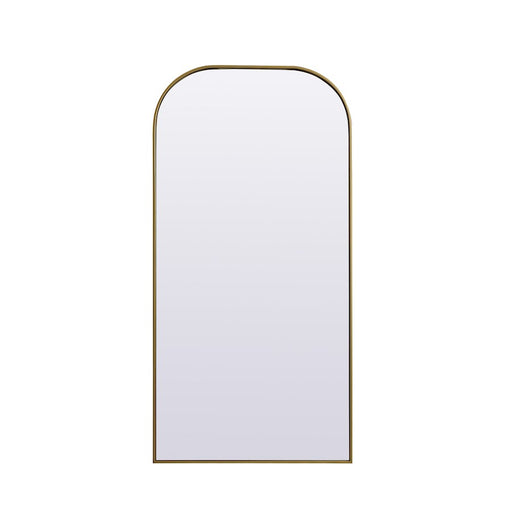 Elegant Decor Blaire Arch Full Length Mirror 32X66", Brass - MR1B3266BRS