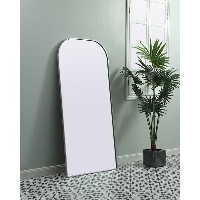Elegant Decor Blaire Arch Full Length Mirror 32X66", Silver