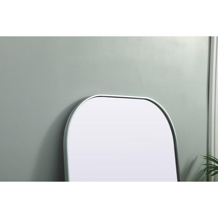Elegant Decor Blaire Arch Full Length Mirror 32X66", Silver