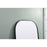 Elegant Decor Blaire Metal Frame Arch Mantel Mirror 32X76", Black