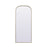 Elegant Decor Blaire Metal Frame Arch Mantel Mirror 32X76", Brass