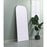 Elegant Decor Blaire Metal Frame Arch Mantel Mirror 32X76", Silver