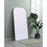 Elegant Decor Blaire Metal Frame Arch Mantel Mirror 35X66", Silver