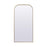 Elegant Decor Blaire Metal Frame Arch Mantel Mirror 35X72", Brass