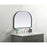 Elegant Decor Blaire Metal Frame Arch Mirror 36X24", Black