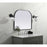 Elegant Decor Blaire Metal Frame Arch Mirror 36X30", Black