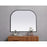 Elegant Decor Blaire Metal Frame Arch Mirror 36X30", Black
