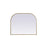 Elegant Decor Blaire Metal Frame Arch Mirror 36X30", Brass
