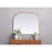 Elegant Decor Blaire Metal Frame Arch Mirror 36X30", Brass