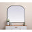 Elegant Decor Blaire Metal Frame Arch Mirror 36X34", Black