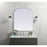 Elegant Decor Blaire Metal Frame Arch Mirror 36X42", Silver