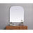 Elegant Decor Blaire Metal Frame Arch Mirror 36X42", Silver
