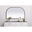 Elegant Decor Blaire Metal Frame Arch Mirror 39X24", Black