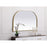 Elegant Decor Blaire Metal Frame Arch Mirror 39X24", Brass