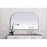 Elegant Decor Blaire Metal Frame Arch Mirror 39X24", Silver