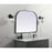 Elegant Decor Blaire Metal Frame Arch Mirror 40X30", Black
