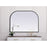 Elegant Decor Blaire Metal Frame Arch Mirror 40X30", Black