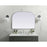 Elegant Decor Blaire Metal Frame Arch Mirror 40X30", Silver