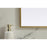 Elegant Decor Blaire Metal Frame Arch Mirror 40X34", Brass