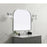 Elegant Decor Blaire Metal Frame Arch Mirror 40X34", Silver