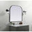 Elegant Decor Blaire Metal Frame Arch Mirror 40X38", Black