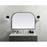 Elegant Decor Blaire Metal Frame Arch Mirror 42X30", Black