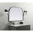 Elegant Decor Blaire Metal Frame Arch Mirror 42X30", Black