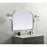 Elegant Decor Blaire Metal Frame Arch Mirror 42X30", Silver