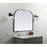 Elegant Decor Blaire Metal Frame Arch Mirror 42X34", Black