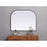 Elegant Decor Blaire Metal Frame Arch Mirror 42X34", Black