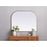 Elegant Decor Blaire Metal Frame Arch Mirror 42X34", Brass