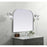 Elegant Decor Blaire Metal Frame Arch Mirror 42X34", Silver