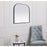 Elegant Decor Blaire Metal Frame Arch Mirror 42X38", Black