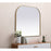 Elegant Decor Blaire Metal Frame Arch Mirror 42X38", Brass