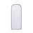 Elegant Decor Blaire Arch Full Length Mirror 28X74", Black