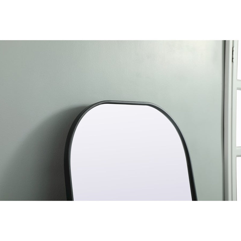 Elegant Decor Blaire Arch Full Length Mirror 28X74", Black